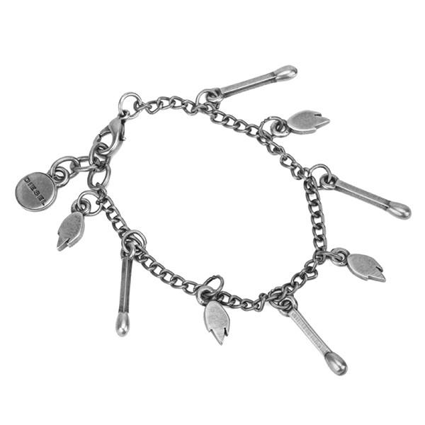 並行輸入 ディーゼル ブレスレット DIESEL  X04420 PR581 T9002メンズ シルバー | DIESEL | 01