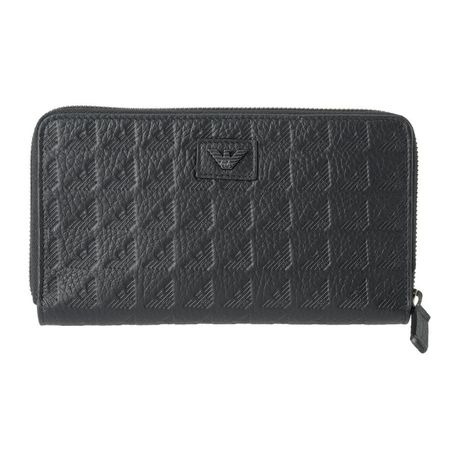 極美品✨エンポリオアルマーニ 長財布 ラウンドジップ 本革 エンボス ブラック 楽天市場】【10%OFF】 エンポリオ アルマーニ 長財布 メンズ