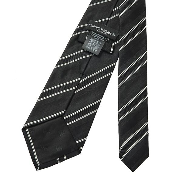 並行輸入 アルマーニ ネクタイ CVT.BASE 8.5 LIN.TIE 8A402 00020 ブラック 黒 爆買 | EMPORIO ARMANI | 03