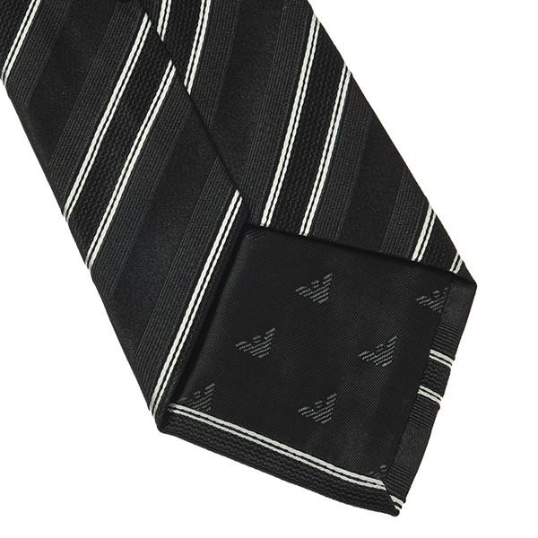 並行輸入 アルマーニ ネクタイ CVT.BASE 8.5 LIN.TIE 8A402 00020 ブラック 黒 爆買 | EMPORIO ARMANI | 05