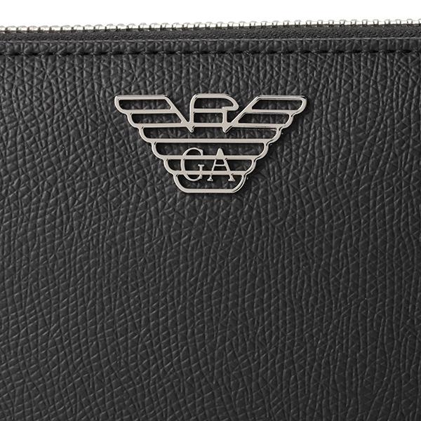 ARMANI（アルマーニ） 並行輸入 長財布(ラウンドファスナー) ブラック