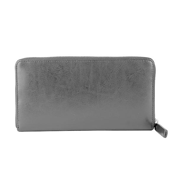 EMPORIO ARMANI アルマーニ 長財布(ラウンドファスナー) ロゴ エン  