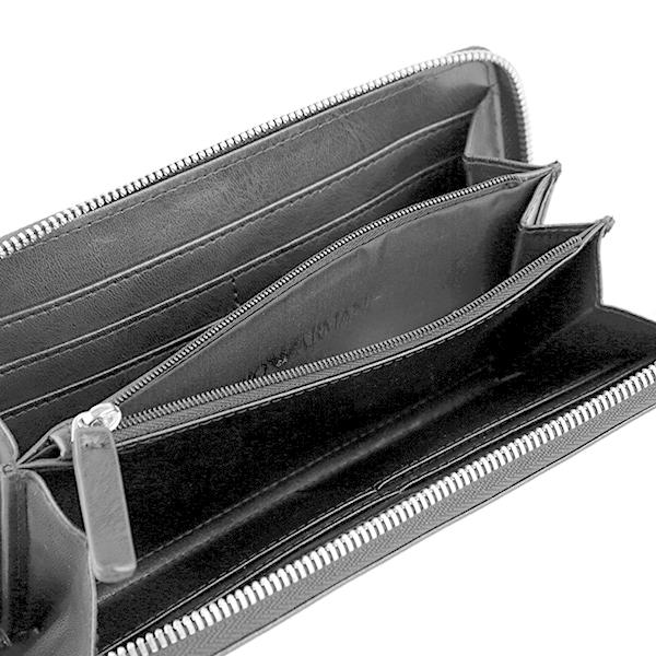 EMPORIO ARMANI アルマーニ 長財布(ラウンドファスナー) ロゴ エン  