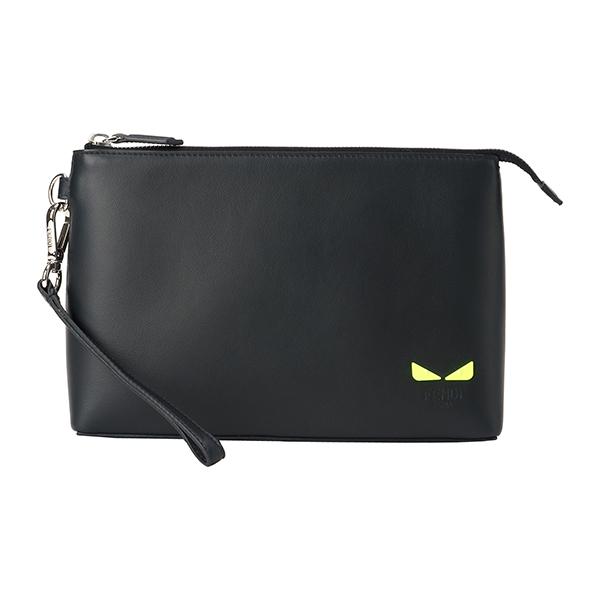 並行輸入 フェンディ  クラッチ・セカンドバッグ ミニ オッキ 7N0102 A7TE F17H2 ブラック 黒 爆買 | FENDI