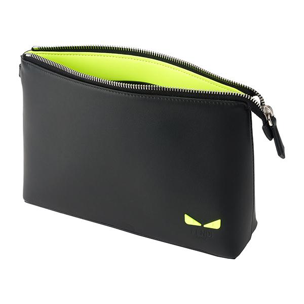 並行輸入 フェンディ  クラッチ・セカンドバッグ ミニ オッキ 7N0102 A7TE F17H2 ブラック 黒 爆買 | FENDI | 03