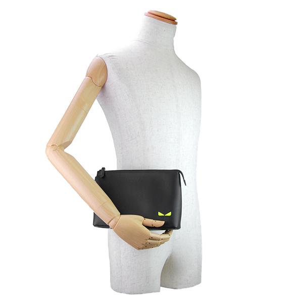 並行輸入 フェンディ  クラッチ・セカンドバッグ ミニ オッキ 7N0102 A7TE F17H2 ブラック 黒 爆買 | FENDI | 05