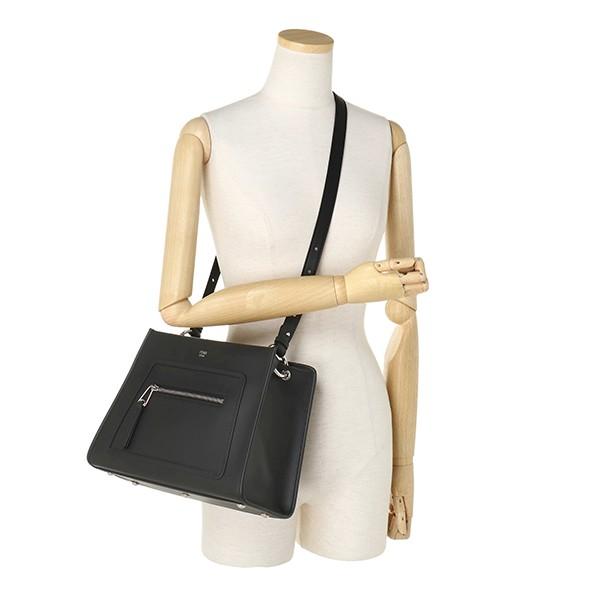 FENDI ブラック ハンドバッグ FENDI フェンディ 8BH414 APZA ハンドバッグ レディース バッグ