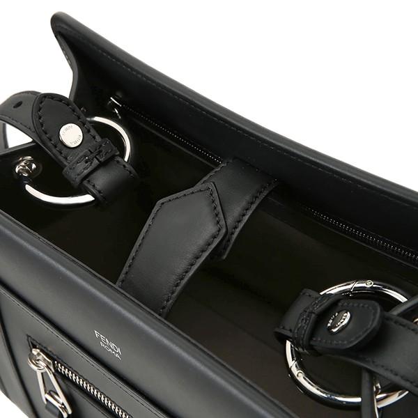 Fendi ブラック ロゴ ハンドバッグ FENDI 並行輸入 フェンディ ハンドバッグ ラナウェイ 8BH344 2IH