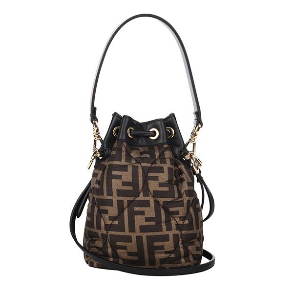 並行輸入 フェンディ ハンドバッグ FENDI モン トレゾール 8BS010 AKBB F0XECレディース ブラウン 茶 ブラック 黒 | FENDI | 01