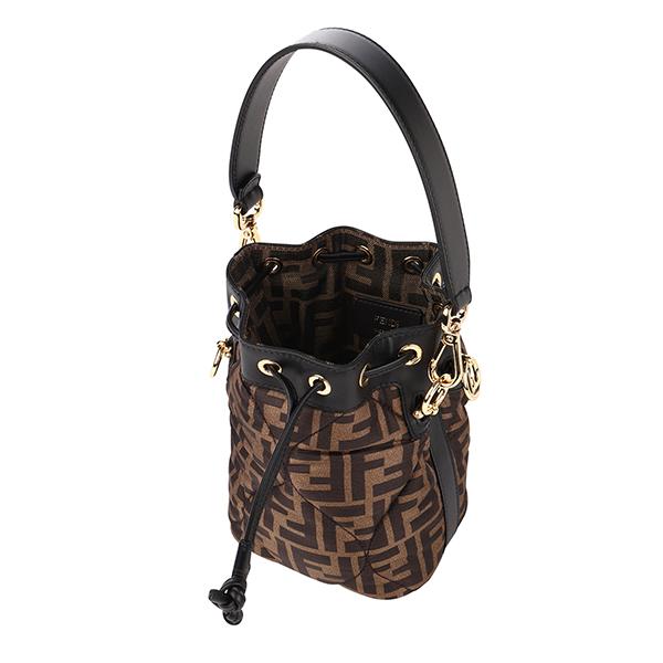 並行輸入 フェンディ ハンドバッグ FENDI モン トレゾール 8BS010 AKBB F0XECレディース ブラウン 茶 ブラック 黒 | FENDI | 03