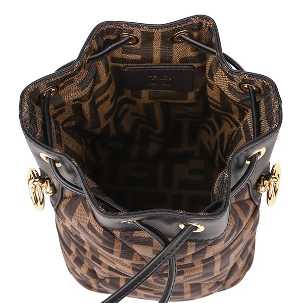 並行輸入 フェンディ ハンドバッグ FENDI モン トレゾール 8BS010 AKBB F0XECレディース ブラウン 茶 ブラック 黒 | FENDI | 04