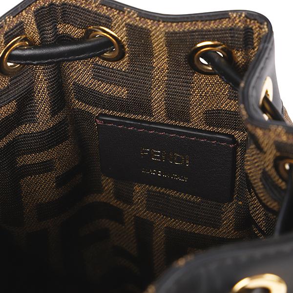 並行輸入 フェンディ ハンドバッグ FENDI モン トレゾール 8BS010 AKBB F0XECレディース ブラウン 茶 ブラック 黒 | FENDI | 07
