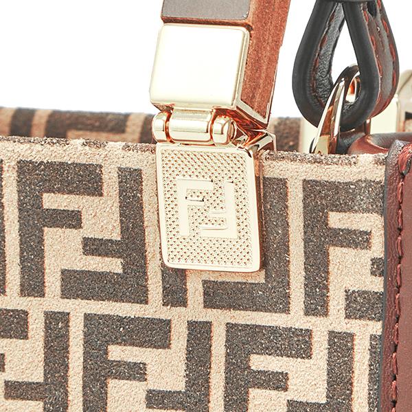 ミニバック　FENDI　ハンドバック　茶色　カード・布袋付　良品 FENDI（フェンディ） 並行輸入 ハンドバッグ バイ ザ ウェイ ミニ