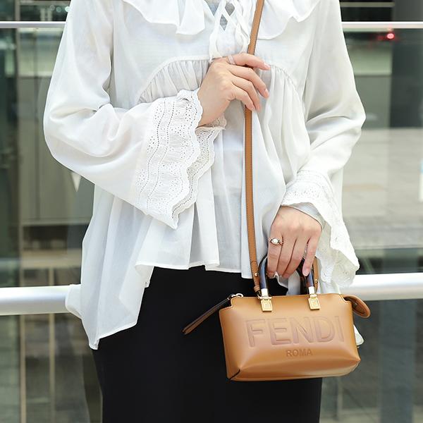 並行輸入 フェンディ ハンドバッグ FENDI バイ ザ ウェイ ミニ 8BS067 ABVL F0NYJレディース ブラウン 茶 | FENDI