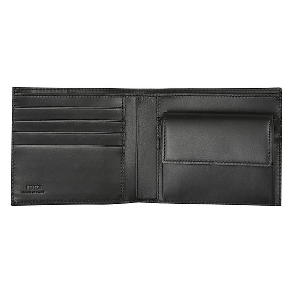✨新品✨ フェンディ二つ折り財布FENDI 7M0001 AGLP F0L6B FENDI フェンディ 二つ折り財布 メンズ 財布 バッグ バグズ アイ