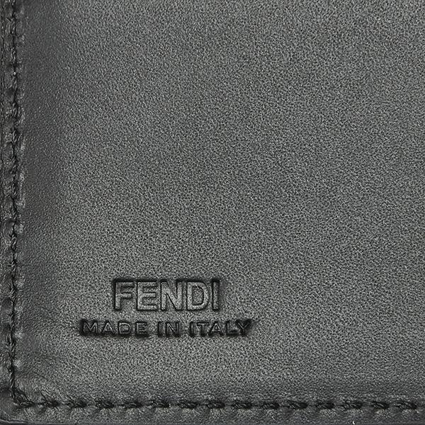 FENDI フェンディ 2つ折り財布 ブラック 黒 7M0001 AGLP F0L6B