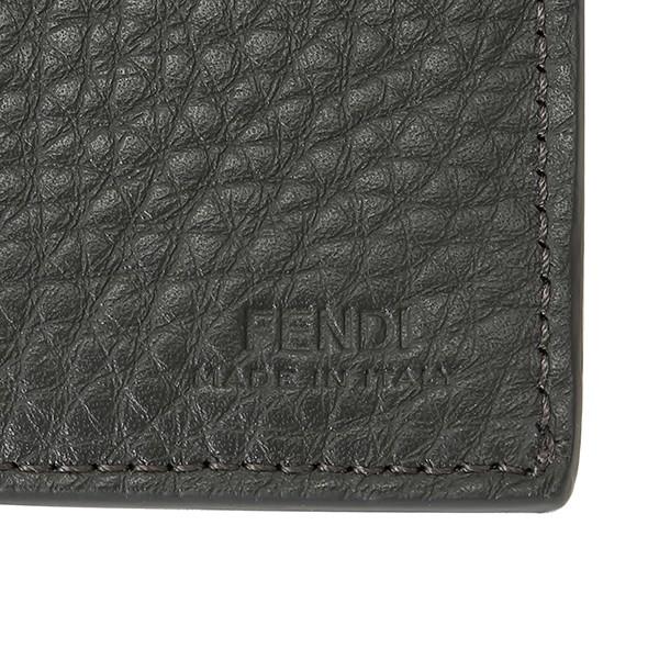 FENDI フェンディ 2つ折り財布 ダークグレー 7M0169 A4NR F0X2Q  