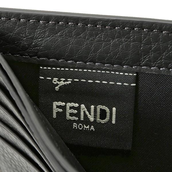 FENDI フェンディ 2つ折り財布 ダークグレー 7M0169 A4NR F0X2Q  