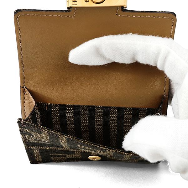 並行輸入 フェンディ 3つ折り財布 バゲット 8M0395 A98P F0A6E お値段見直しました【旧価格 ￥83,800】 | FENDI | 04