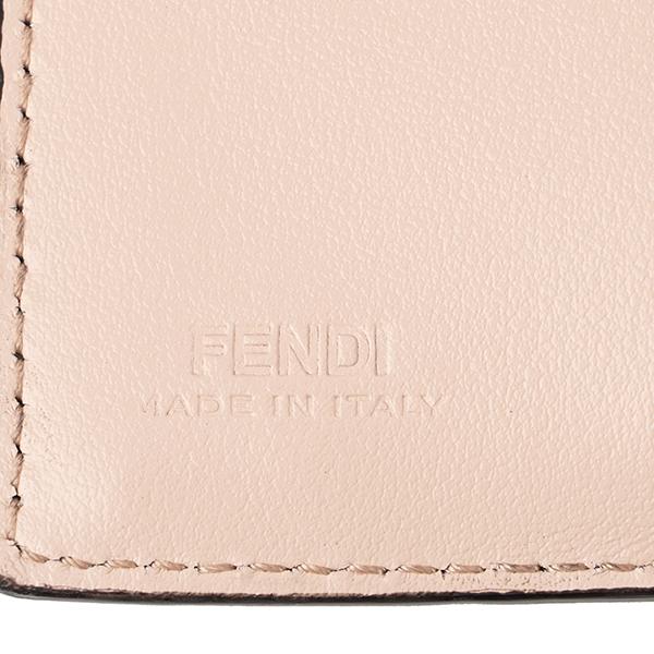 フェンディ 3つ折り財布 ピンクベージュ FENDI 8M0395 AAYZ F1BA9