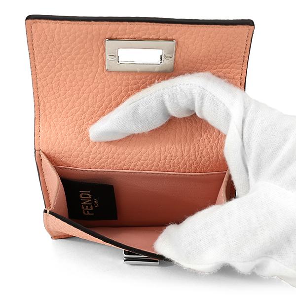 【国内即発送】フェンディ 折り財布 8M0426 A91B F0N1Q FENDI フェンディ 3つ折り財布 ピーカブー セレリア 8M0426 A91B