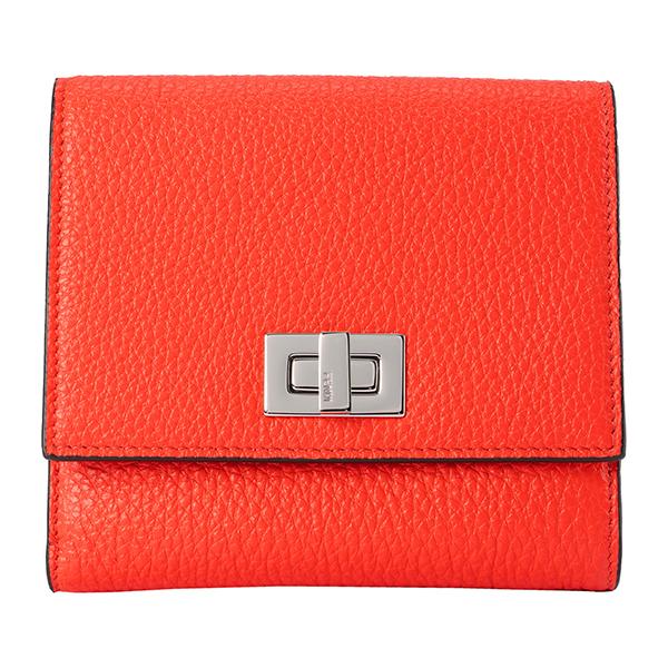 並行輸入 フェンディ 2つ折り財布 FENDI ピーカブー セレリア 8M0438 A91B F0PG3レディース レッド系 朱色 | FENDI
