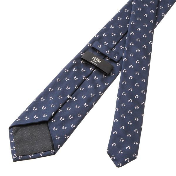 並行輸入 フェンディ ネクタイ TIE 0VB PJ4 ネイビー 爆買 | FENDI | 03