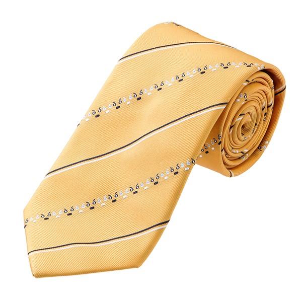 並行輸入 フェンディ ネクタイ TIE 0VC QF1 イエロー/ネイビー 爆買 | FENDI