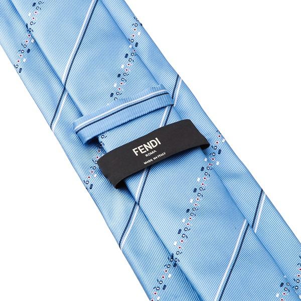 並行輸入 フェンディ ネクタイ TIE 0VC TY2 ライトブルー/ネイビー 爆買 | FENDI | 04