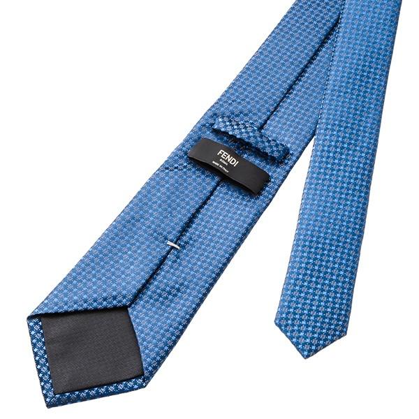 並行輸入 フェンディ ネクタイ TIE 0VN R4V ブルー 青 爆買 | FENDI | 03