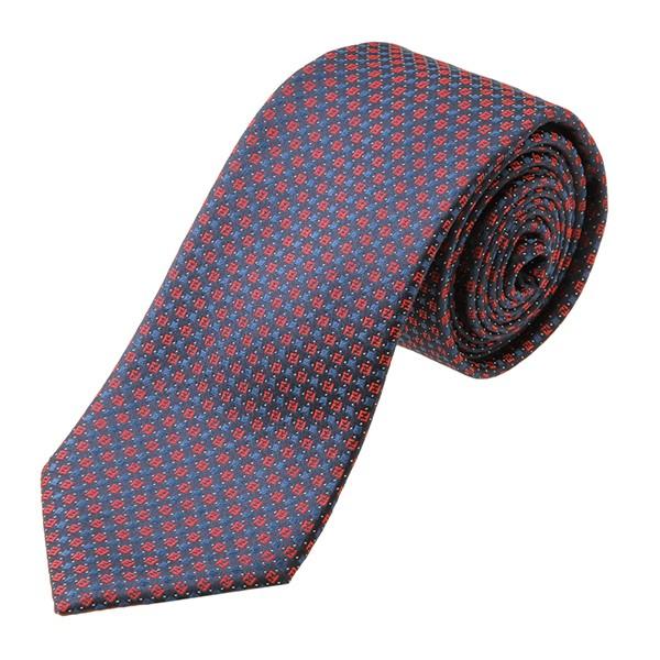 並行輸入 フェンディ ネクタイ TIE 0VN ZB1 ネイビー/レッド 赤 爆買 | FENDI