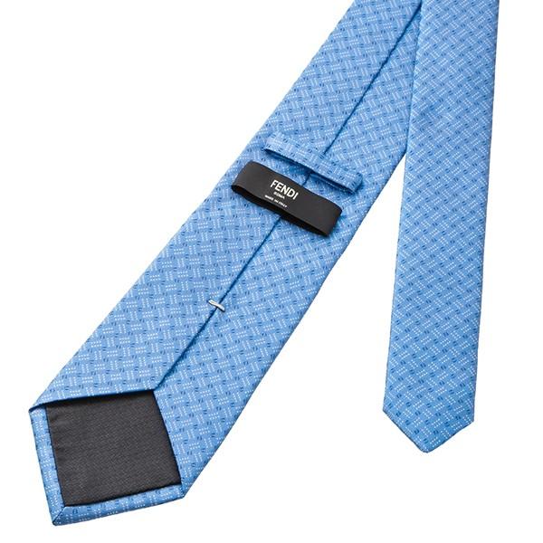 並行輸入 フェンディ ネクタイ TIE 0VQ TY2 ライトブルー 爆買 | FENDI | 03