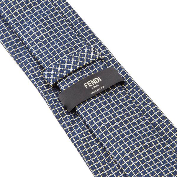 並行輸入 フェンディ  ネクタイ  0VX LT3 ブルー 青 爆買 | FENDI | 04