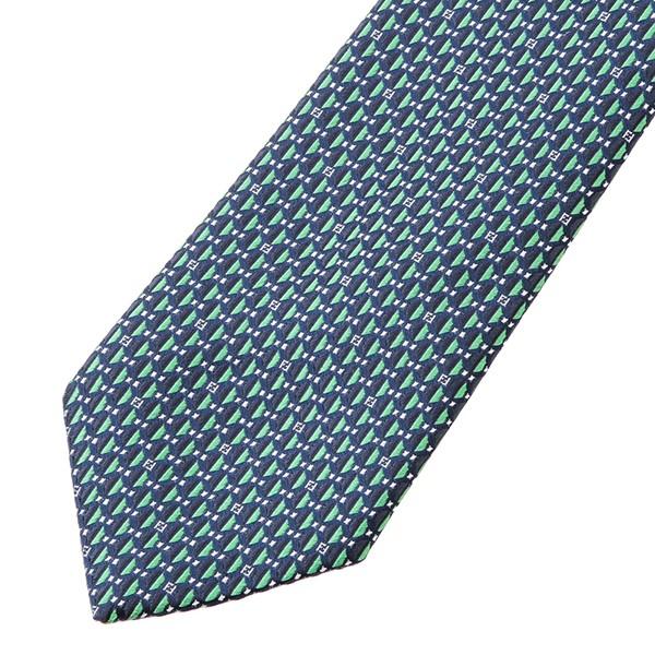 並行輸入 フェンディ ネクタイ TIE 0VY L5T ブルー 青/グリーン 爆買 | FENDI | 01