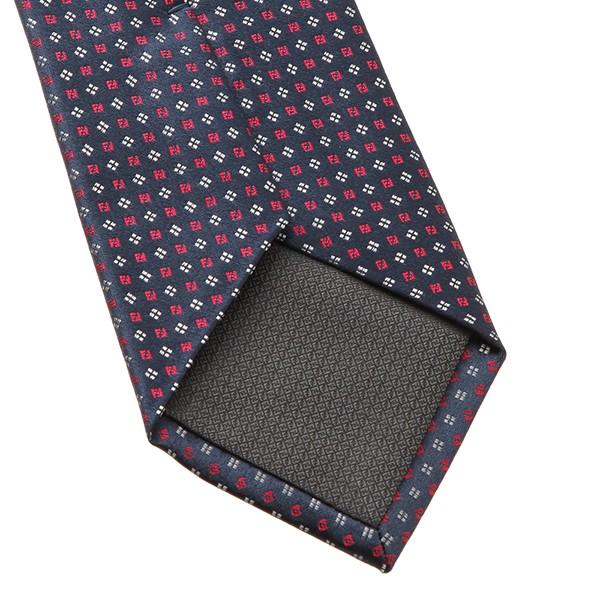 並行輸入 フェンディ ネクタイ TIE A0C9 8Y7 ダークブルー 青/レッド 赤 爆買 | FENDI | 05