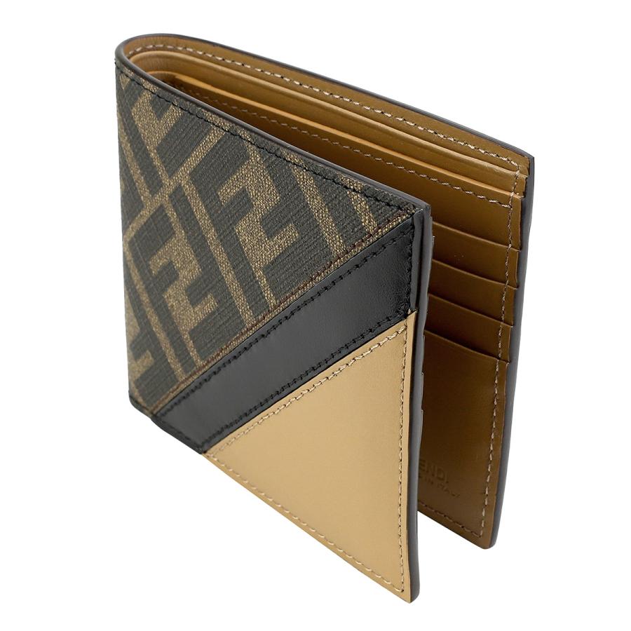 FENDI フェンディ 2つ折り財布 ダイアゴナル 7M0169 AJF8 F1EGA  
