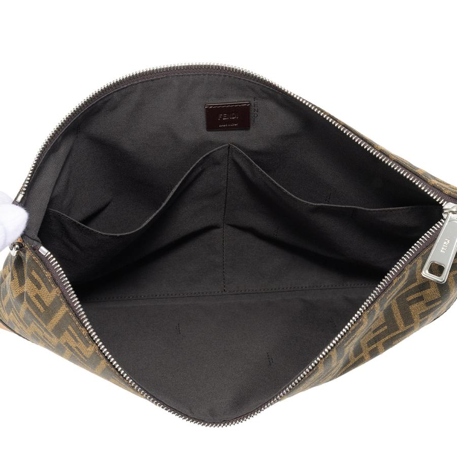 Fendi FFロゴ ショルダーバッグ ブラウン/ブラック FENDI フェンディ FFロゴ ミニ キャム ショルダーバッグ 8BS019