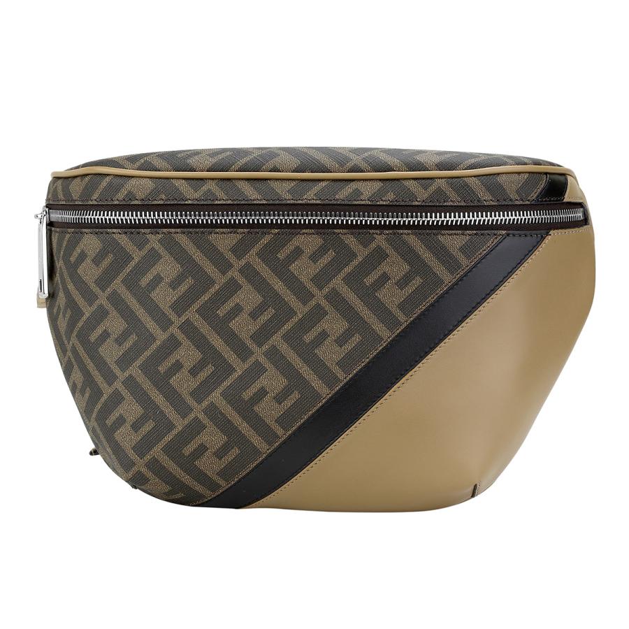 良品　FENDI フェンディ　ダイナゴナル　ズッカ　ボディバッグ　ウエストポーチ FENDI 並行輸入 フェンディ ウエストバッグ ボディバッグ ダイアゴナル