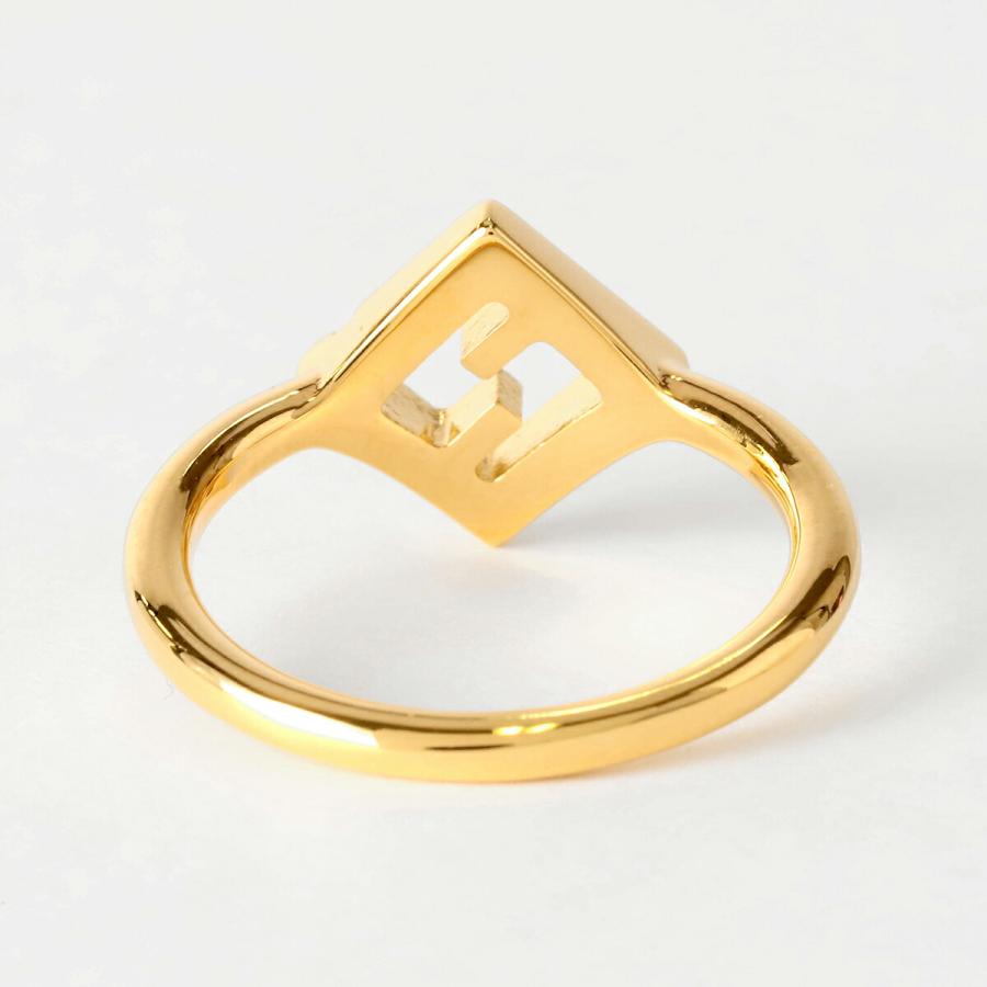 美品！FENDI リング オーロック リング クリスタル ゴールド | Fendi