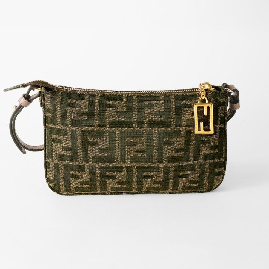 並行輸入 フェンディ クラッチ セカンドバッグ ブラウンFFジャカードファブリック 8BS073 AD23 F1GE3 | FENDI | 01