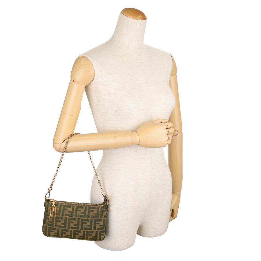 並行輸入 フェンディ クラッチ セカンドバッグ ブラウンFFジャカードファブリック 8BS073 AD23 F1GE3 | FENDI | 06