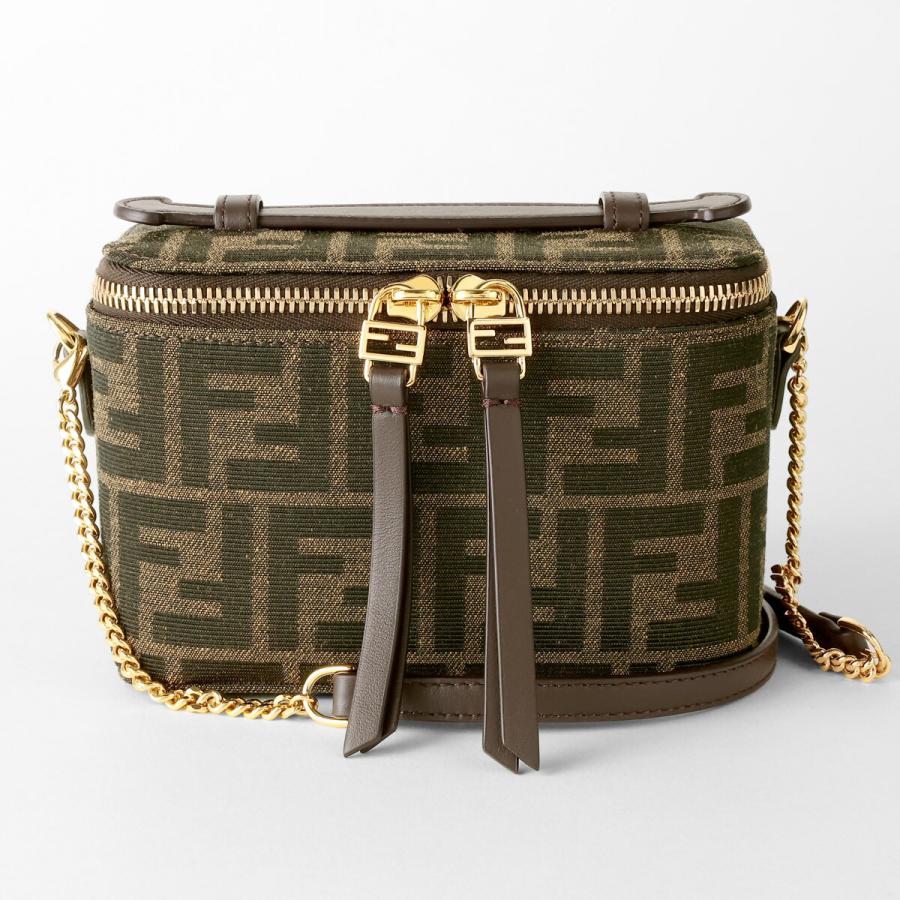 FENDI（フェンディ） 並行輸入 ショルダーバッグ ブラウンFFジャカード