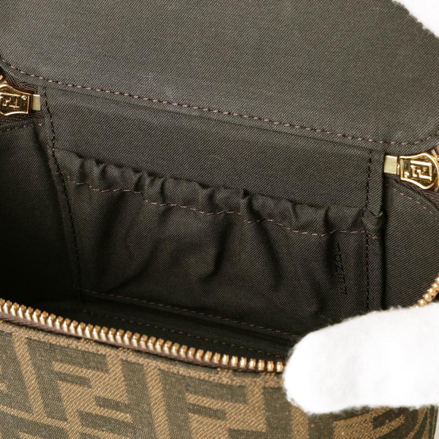 FENDI（フェンディ） 並行輸入 ショルダーバッグ ブラウンFFジャカード