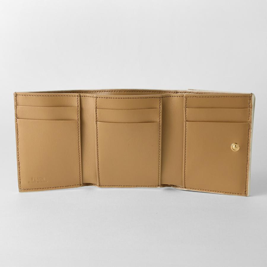 新品 フェンディ FENDI 3つ折り財布 フェンディ ローマ ベージュ FENDI（フェンディ） 並行輸入 3つ折り財布 FENDI ROMA 8M0480 AV1Y