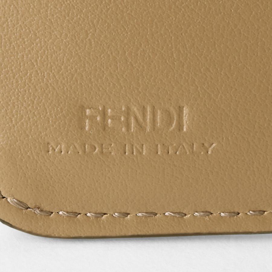 並行輸入 フェンディ 2つ折り財布 FENDI ブラウンFFジャカードファブリック 8M0519 A98P F0A6Eレディース ブラウン 茶の画像