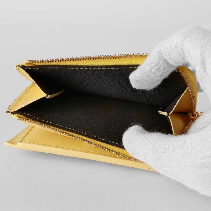 新品 フェンディ FENDI 2つ折り財布 スリムバケット イエロー FENDI（フェンディ） 並行輸入 2つ折り財布 スリムバケット