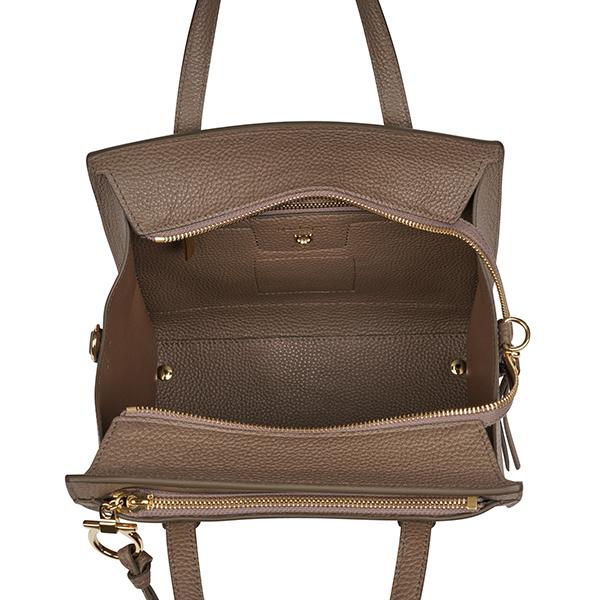 並行輸入 フェラガモ ハンドバッグ FERRAGAMO ガンチーニ 21F478 741018レディース グレー系 ベージュ | FERRAGAMO | 04