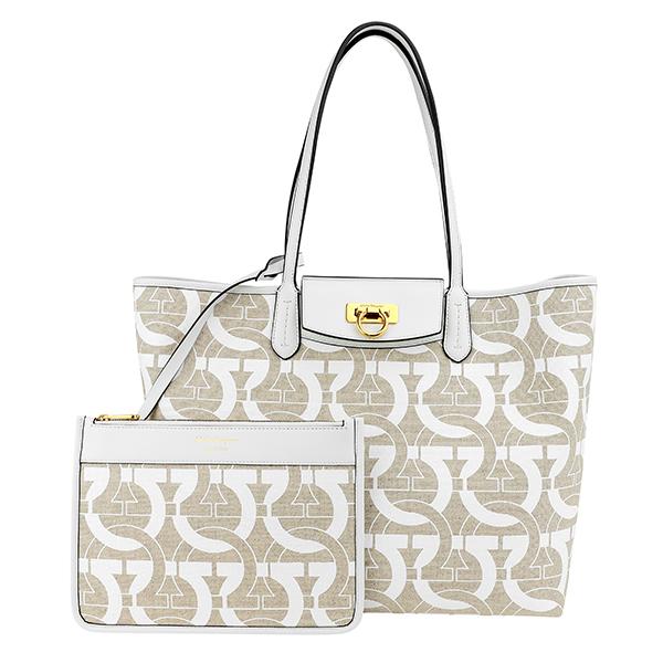 FERRAGAMO フェラガモ トートバッグ ガンチーニ 21I012 755773