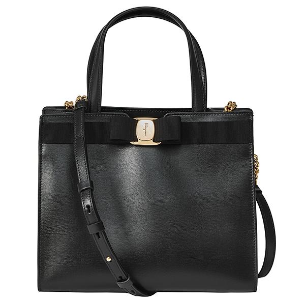 FERRAGAMO（フェラガモ） 並行輸入 トートバッグ ヴァラ ボウ 21I290
