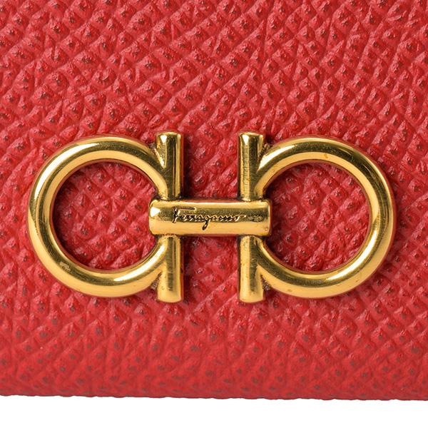 FERRAGAMO フェラガモ カードケース ガンチーニ 220007 746668  